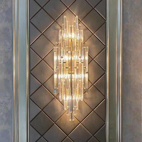 定制酒店水晶壁灯别墅豪华铠甲壁灯创意饭店宴会厅走廊过道门厅灯