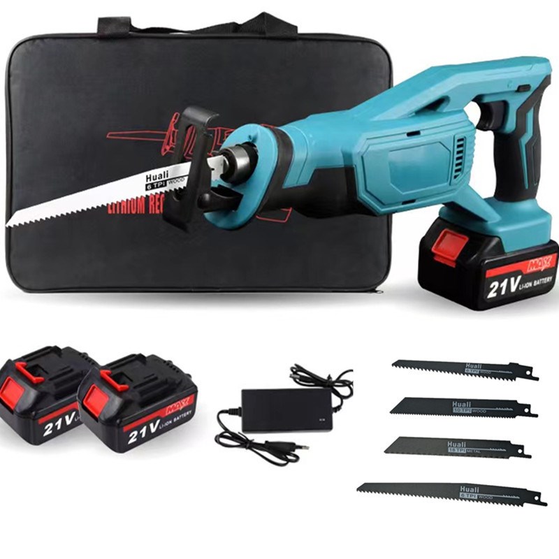 21V手持往复锯 小型锂电马刀锯 电动工具充电式伐木锯大功率