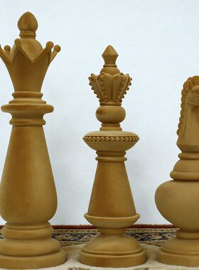 创意树脂植绒摆件家居客厅国际象棋摆件样板房桌面装饰工艺品摆件