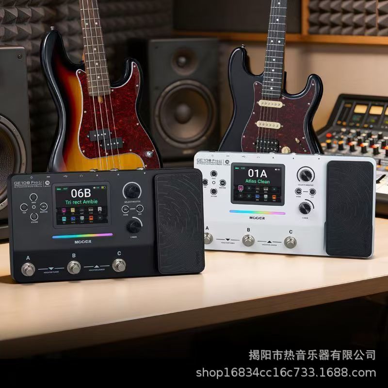 MOOER综合效果器 GE100Pro电吉他贝斯多功能音箱一体机AI智能