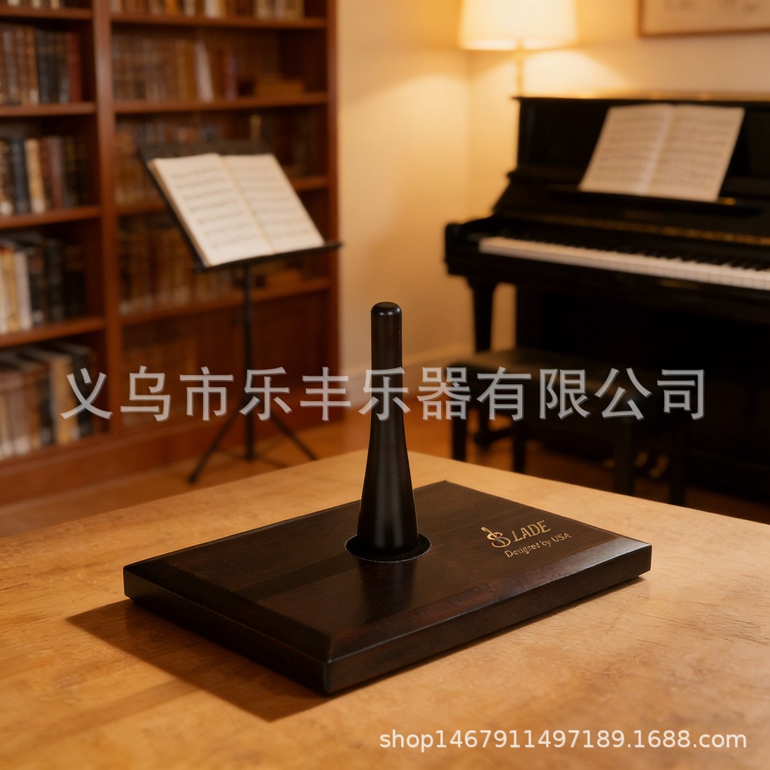 雷德双簧管落地支架便携式支架简易管乐支架枫木落地置物架配件