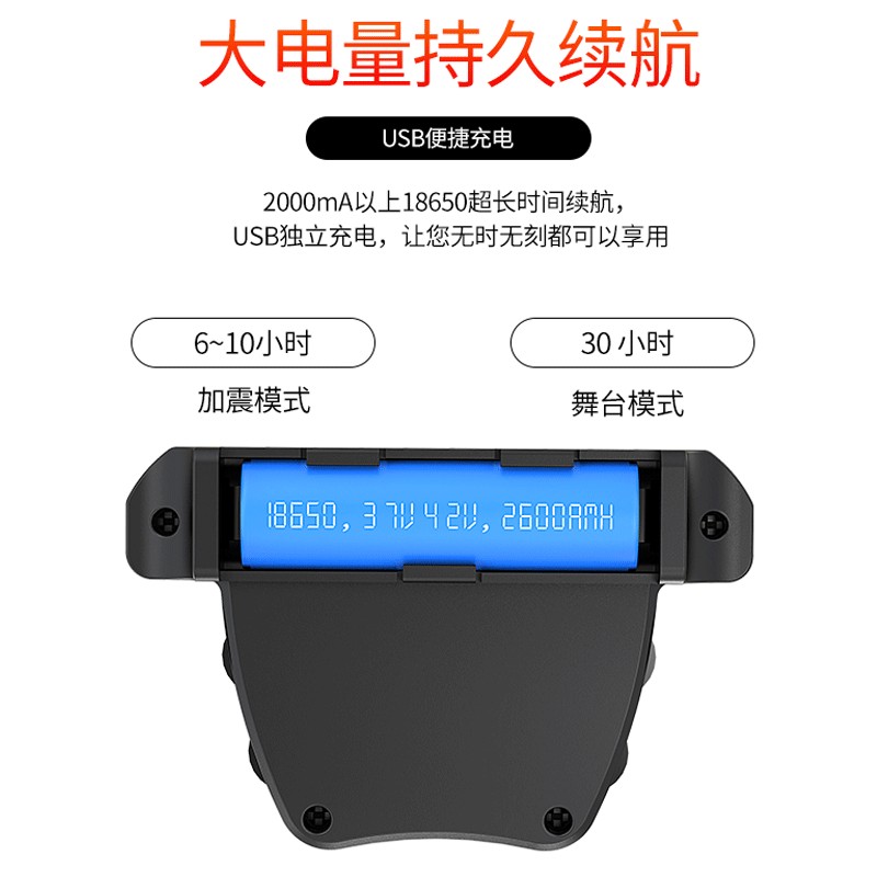 免开孔吉他加振拾音器音孔拾音器民谣吉他电箱琴改装通用配件