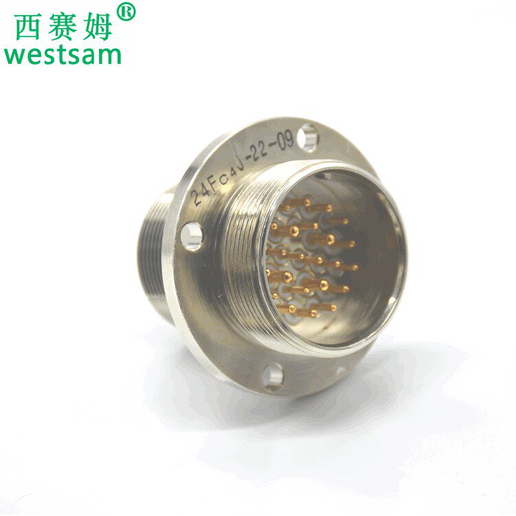 真空密封气密性高压连接器24Fc4J-22-09两端对接航空插头