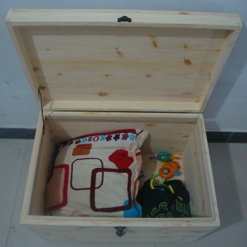 WM9A定 做大号实木箱子带锁衣物棉被有盖整理收纳箱换鞋椅等工具