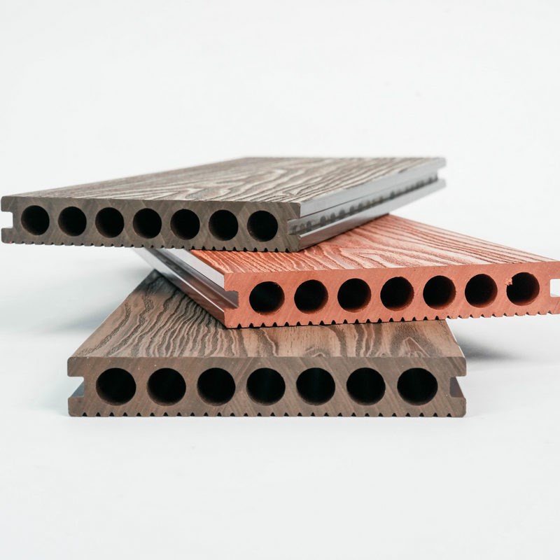 户外塑木地板栅栏栈道围墙户内户外塑木地板廊架工程塑木地板公园