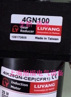 LY/LUYANG减速电机 4IK25GN-CEP(CFR1) 41K25GN-CEP(CFR1) 4GN100