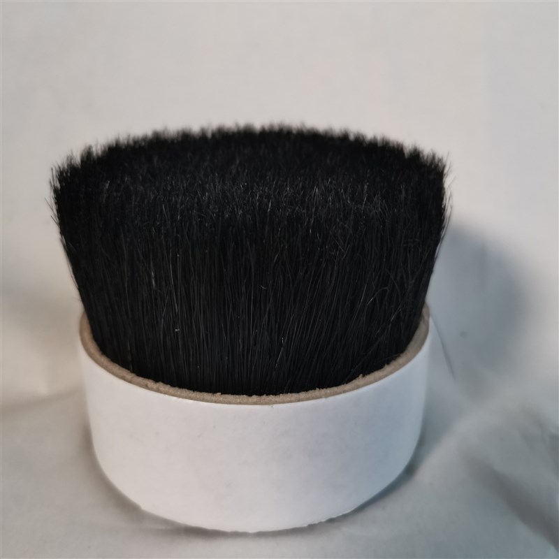 57mm(50分至90分)染黑猪鬃毛动物鬃毛80元至120元/每公斤可定 制