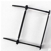 80mm自锁夹条塑料装 订条双孔夹条80 两2孔活页装 订夹条 包邮