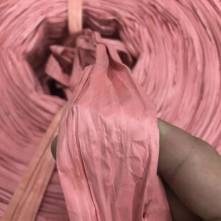 红色捆绑螃蟹扎口鲜花速递绿植园艺打草绳包装捆打包铝材粗宽绳子