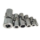 45号钢顶丝键槽固定单节十字万向节联轴器连轴器旋转传动接头配件