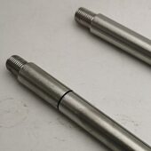 304不锈钢内外丝DN20 内外螺纹延长管接头加厚内外 25直接6分1寸