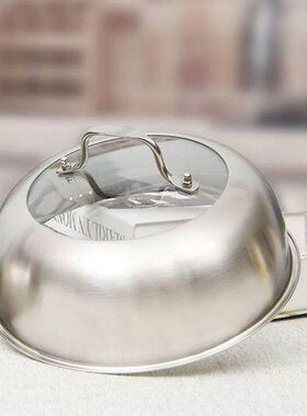 不锈钢蒸锅锅盖可视化锅盖通用加厚蒸锅炒锅锅盖24262830cm