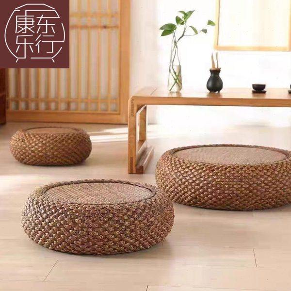 藤编蒲团客厅坐垫加厚日式茶室打坐垫拜佛禅修垫子榻榻米草编坐墩,居家布艺,蒲团,淘宝优惠券,粉丝福利购,淘宝优惠卷