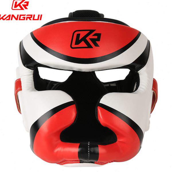 康瑞拳击护头散打成人儿童比赛护具训练自由搏击全包围防护男护头