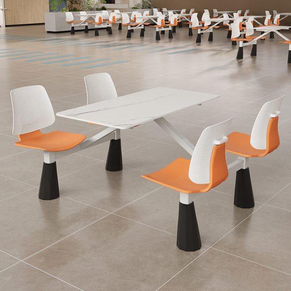 工厂员工学校食堂餐桌椅公司位饭堂四人位桌椅连体组合餐厅桌椅,商业/办公家具,食堂餐桌椅,淘宝优惠券,粉丝福利购,淘宝优惠卷