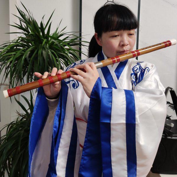 欧特海紫竹素笛学生笛子乐器初学晋级竹笛专业苦竹两节演奏横笛