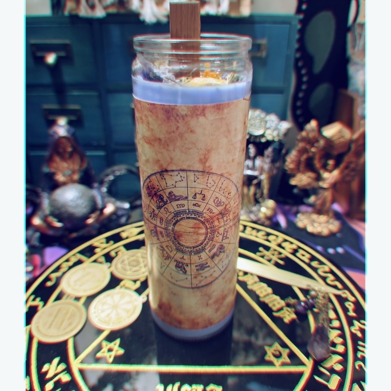 体星蜡烛高阶版加强版愿愿蜡烛400克可烧3U-4天古法蜡烛