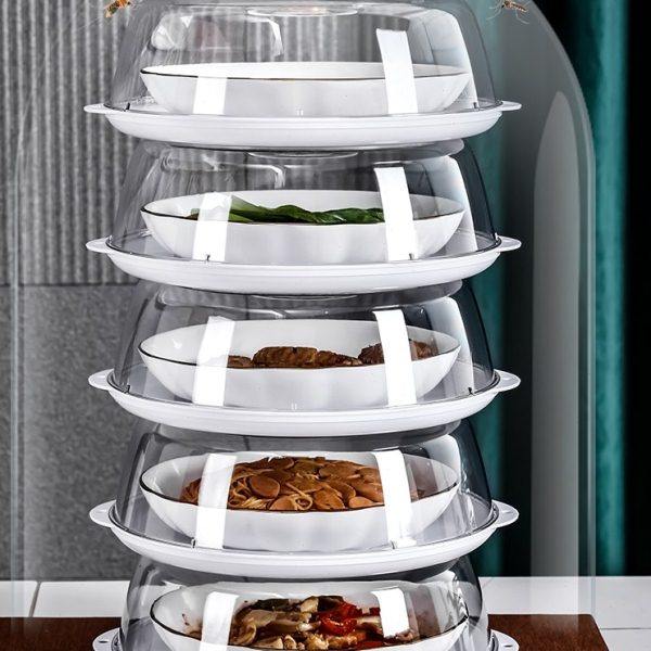 保温菜罩塑料多层家用防尘餐桌剩菜食物罩子收纳食盒餐盒微波加热,收纳整理,餐桌罩,淘宝优惠券,粉丝福利购,淘宝优惠卷