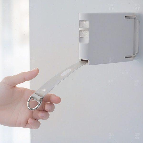 隐形收缩晾衣绳室内免打孔阳台晾衣防风神器凉衣绳伸缩晾衣架神器,收纳整理,晾晒绳,淘宝优惠券,粉丝福利购,淘宝优惠卷