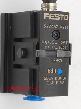FESTaO 压力开关SDE5-V1-D10-O-FP-Q6E-P-M8 527467 527461 52902