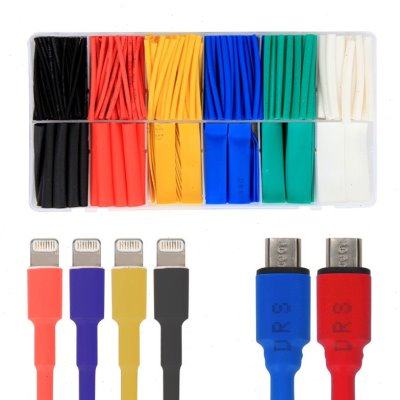 卡夫威尔热缩管500PCS彩色电线修复保护管绝缘管耐高温电工纤维管,五金/工具,套管,淘宝优惠券,粉丝福利购,淘宝优惠卷