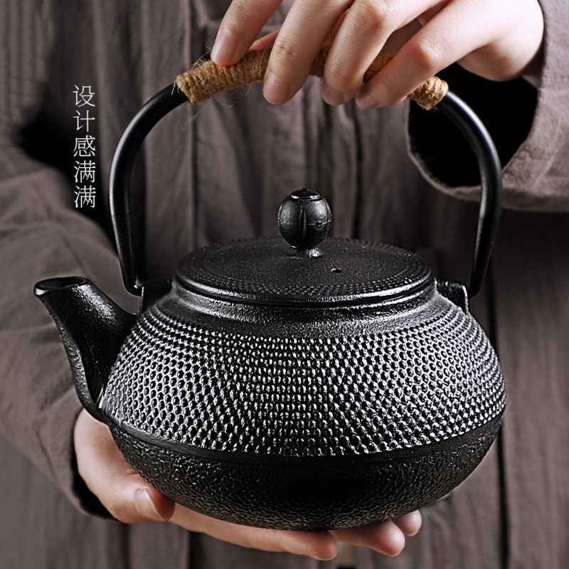 0.3L0.6L0.9L1.2L1.8L小丁铸铁壶烧水围炉煮茶壶礼品壶定制