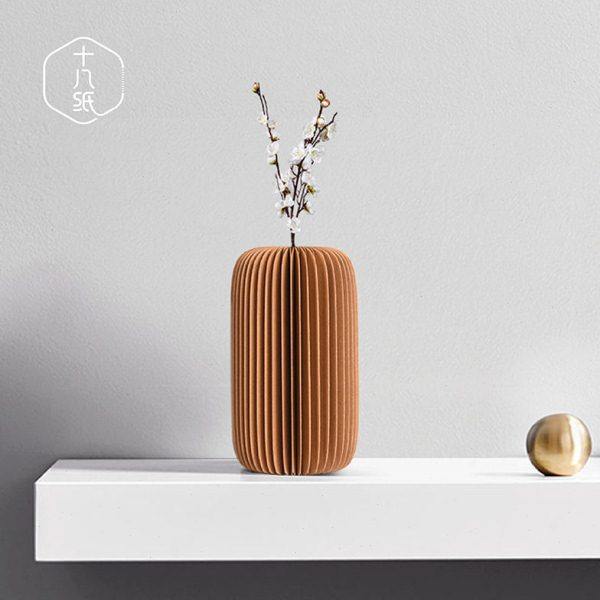 十八纸创意花家用客厅摆件花几架文艺家居花器插花卧室书房装饰,家居饰品,花瓶,淘宝优惠券,粉丝福利购,淘宝优惠卷