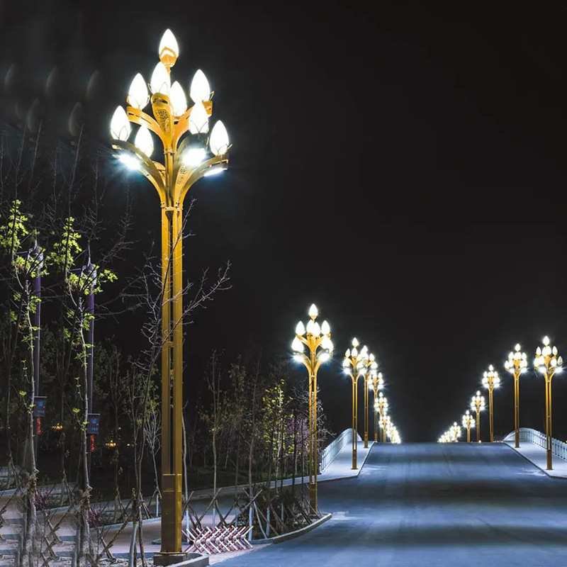 LED玉兰灯市政道路照明路灯户外广场路灯杜鹃花室外智慧路玉兰灯
