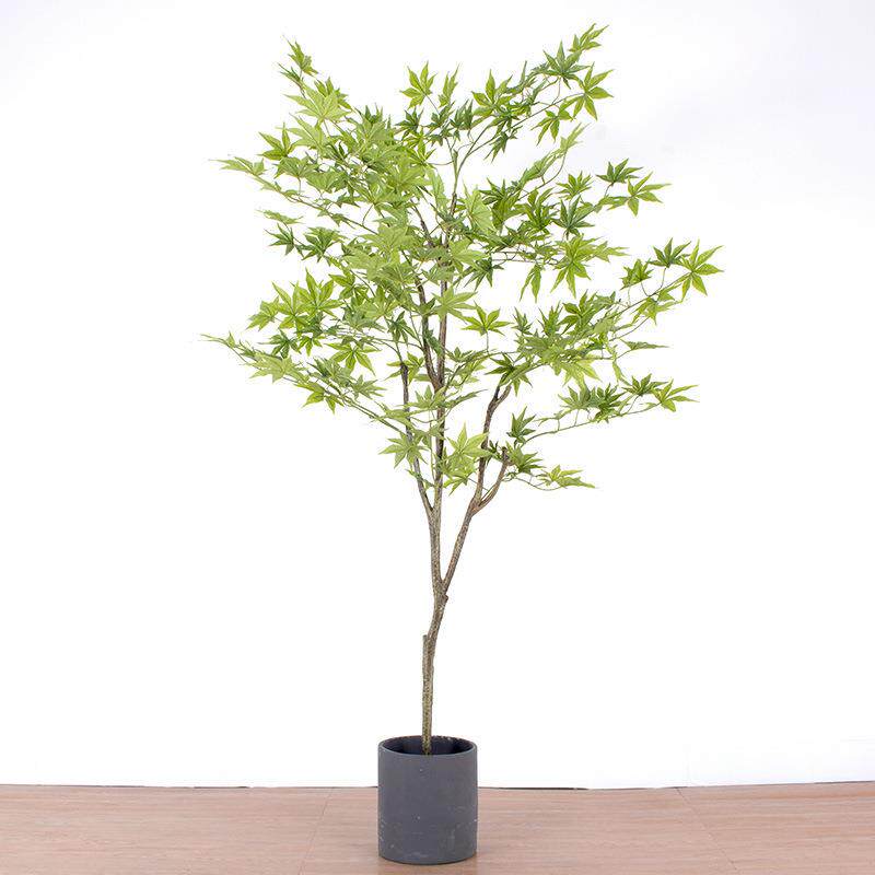 仿真枫树红枫树盆景 厂家直销北欧家居装饰仿真植物假树