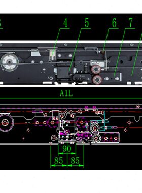 TKP161-14层门装置 NS161014C006G01 NS161014C006G02 挂板