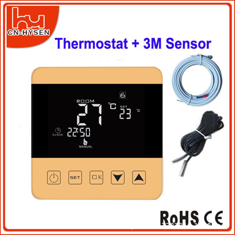 7天编程电暖/地暖/电热膜温控器/地热开关/双温双控/电采暖温控器