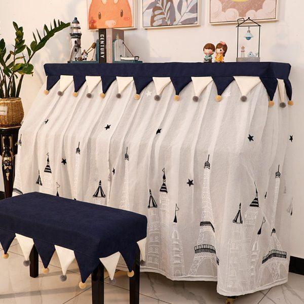 北欧轻奢钢琴罩半罩简约现代钢琴套防尘罩全罩琴披盖布儿童卡通,居家布艺,钢琴罩,淘宝优惠券,粉丝福利购,淘宝优惠卷