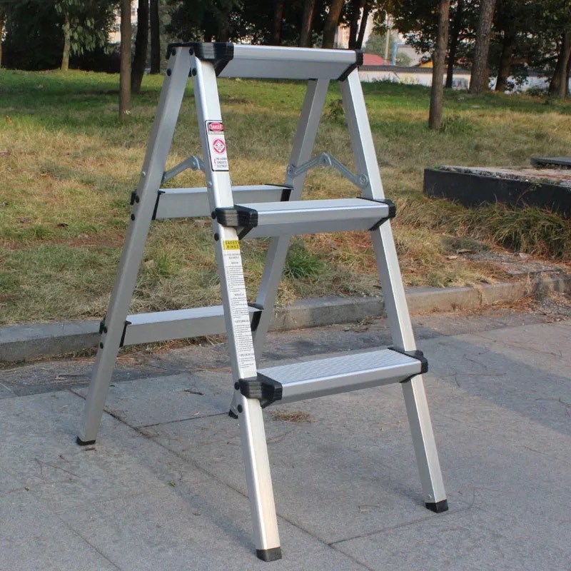 加厚家用折叠人字2小梯子3步铝合金双面3扶梯4登高便携洗车凳爬梯