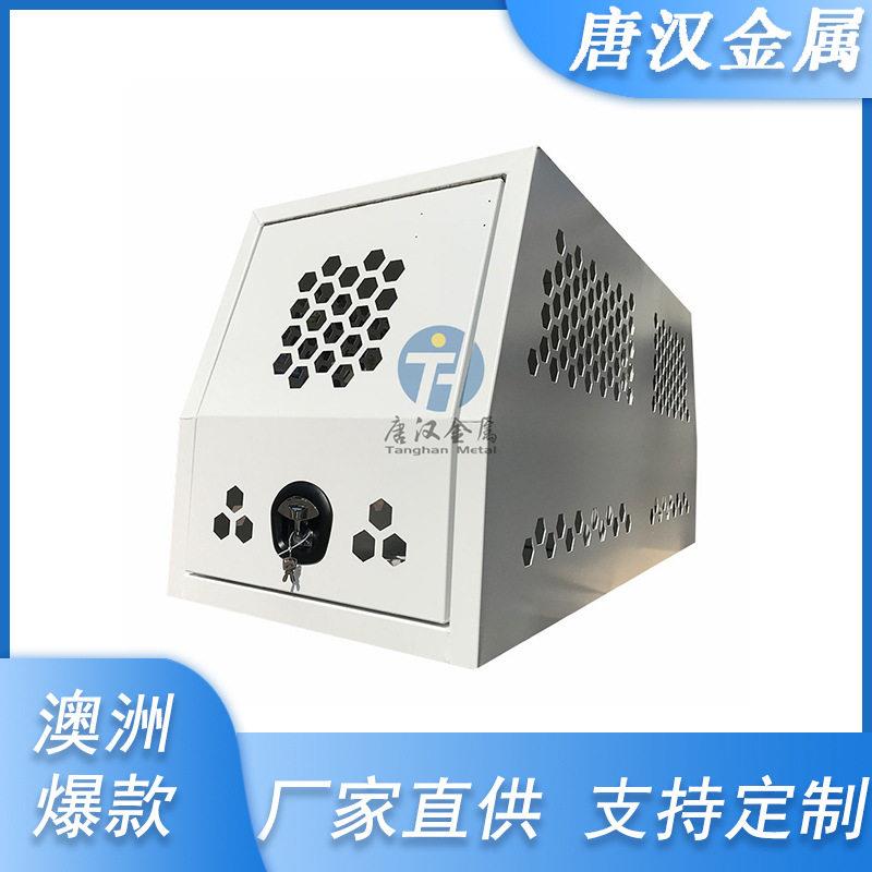 4x4白色铝制全焊接UTE皮卡车狗笼用于宠物运输和户外狩猎工具