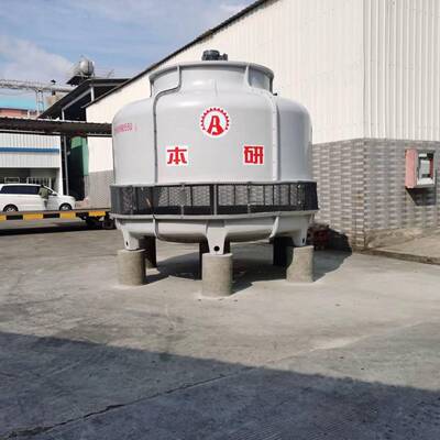 圆形冷却塔逆流横流混合流水塔工业水降温制冷设备中频炉注塑