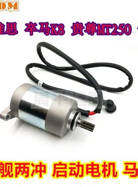 恒舰两冲越野车启动电机马达贵尊MT250克维思两冲卒马K8原厂马达