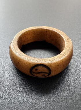 尼泊尔西藏手作复古个性牦牛骨戒指手戒民族风跑环男女款饰品13