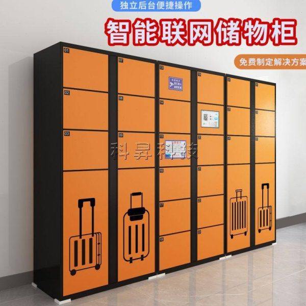 酒吧智能联网储物柜车站机场人脸行李寄存柜景区自助扫码存放柜,商业/办公家具,寄存柜/快递柜,淘宝优惠券,粉丝福利购,淘宝优惠卷