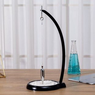 哈文创意重力沙盘摆件牛顿傅科摆重力沙摆客厅门店装饰摆设礼物