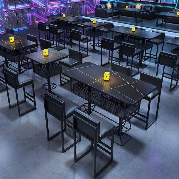 工业风酒吧清吧酒馆桌椅组合酒吧散台桌子脚凳吧台椅子网红,商业/办公家具,酒吧桌,淘宝优惠券,粉丝福利购,淘宝优惠卷