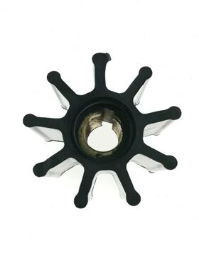 船舷内机发电机冷却水泵弹性挠性柔性橡胶叶轮J171/79.5*54*20