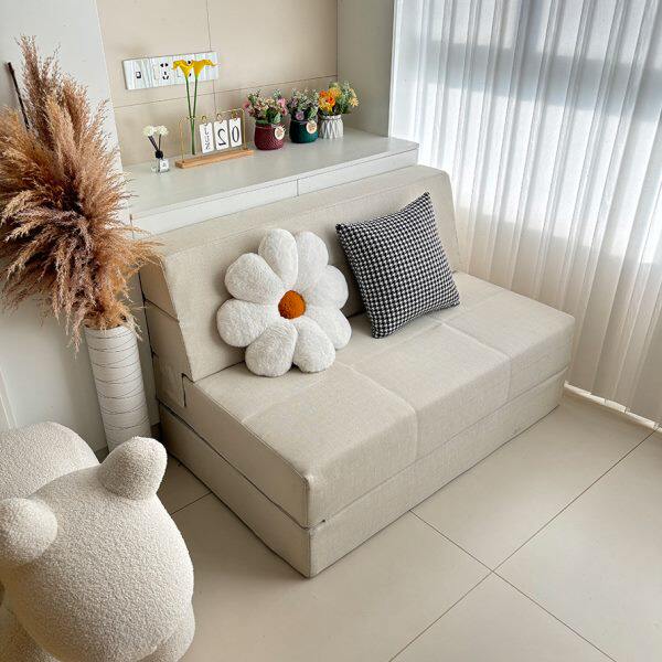 可折叠懒人沙发床榻榻米硬床垫单人双人客厅卧室书房小户型省空间