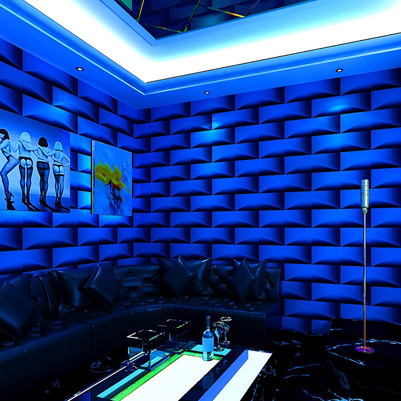 ktv墙纸 歌厅闪光墙布3d立体反光专用酒吧主题包厢炫酷背景墙壁纸