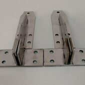 优质不锈钢合页90度角焊接铰链商用酒店饭店厨房平门承力蒸柜门较