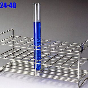 适合Φ23～Φ25.5试管 100个孔 孔径26mm 不锈钢试管架