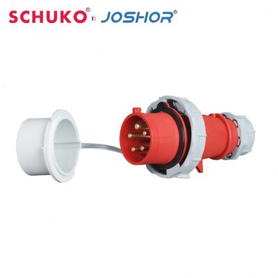 SCHUKO插头防水罩 防水插头防尘盖防水防溅 3P4P5P16A-125A安全罩