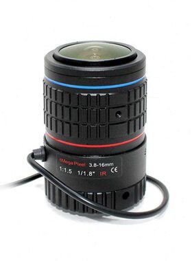 监控800万3.8-16mm超清人脸识别4K自动光圈CS变焦摄像镜头 1/1.8