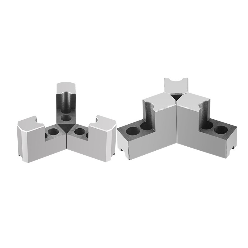 液压三爪卡盘L型7字型加高软爪5 6 8 10寸油压生爪内撑外圆包卡爪