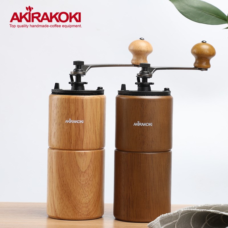 IYR7台湾正晃行橡木系列手摇磨豆机 复古美观手冲咖啡研磨机