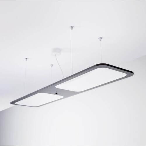 led办公室写字楼吊灯吊线灯长条灯具办公商业照明超市商场日光灯